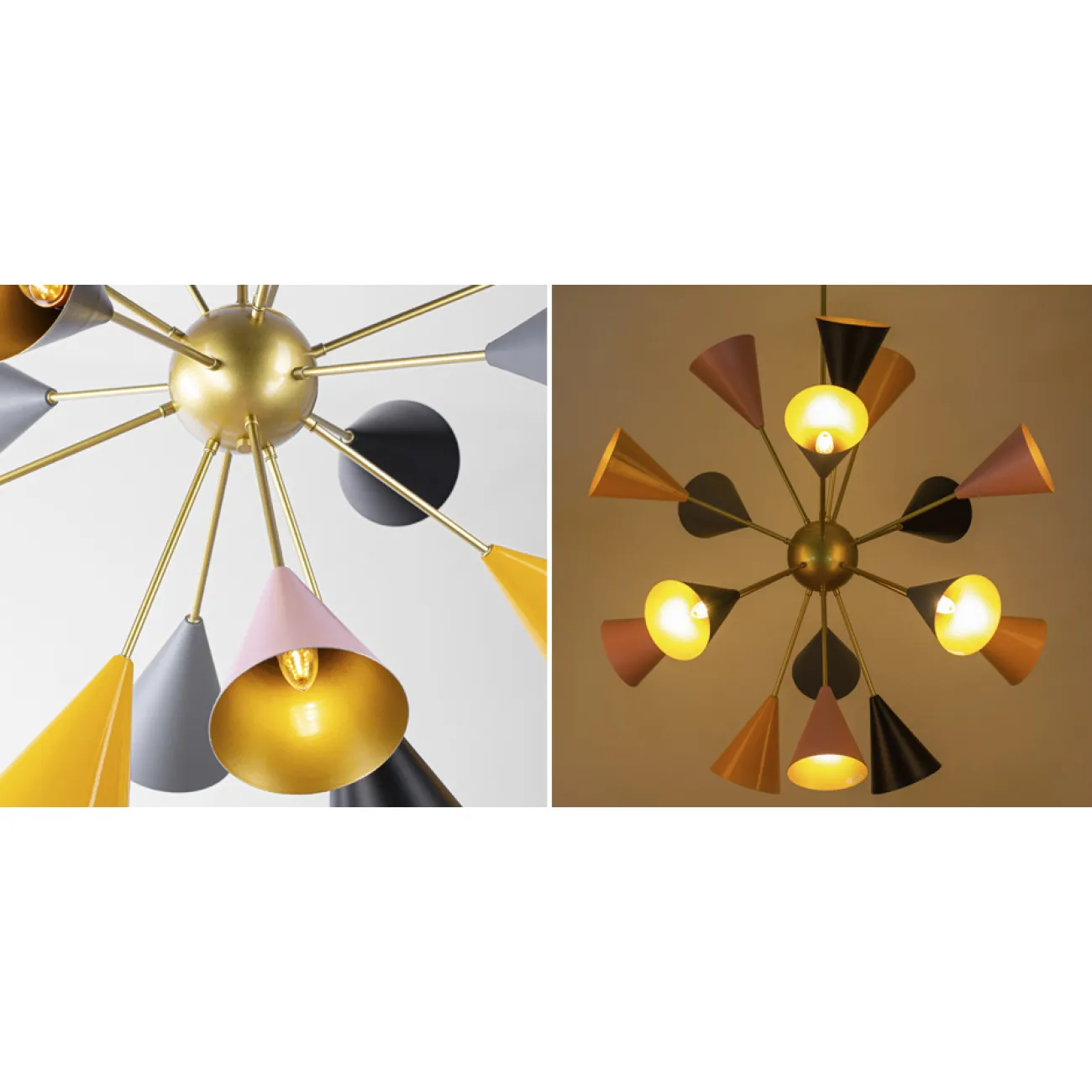 Люстра Спутник Huge Pair Multi Color 15 Люстра Спутник Huge Pair Multi Color 15