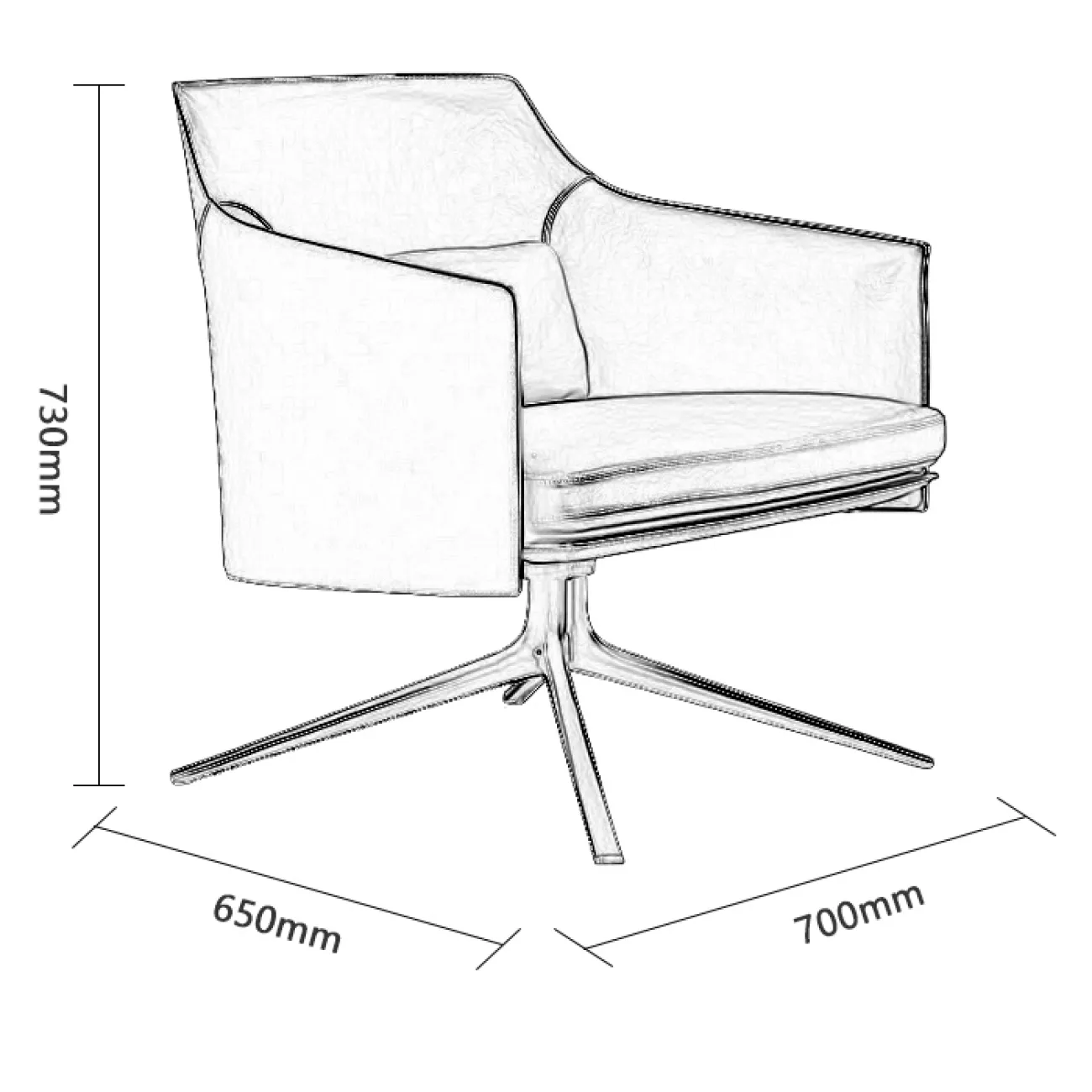 Дизайнерское кресло LaLume-KK00126 Дизайнерское кресло LaLume-KK00126