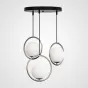 Подвесной светильник HOOP-TRIO Серебро, Круг, Диск от ImperiumLoft