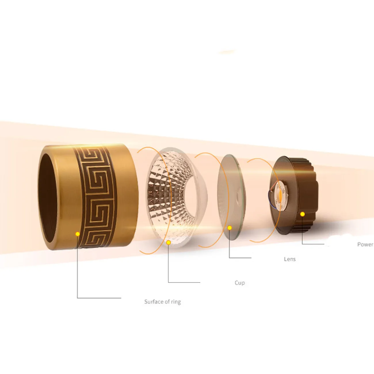 Точечный светильник BIEN D9,5 12W 3000K от ImperiumLoft