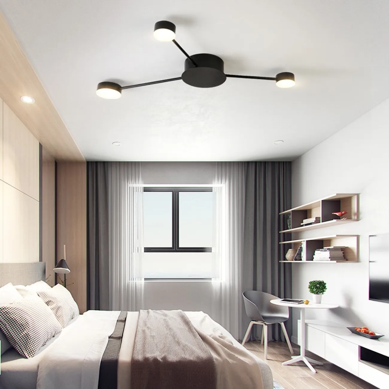 Настенно-потолочный светильник ASBRO 3 от ImperiumLoft