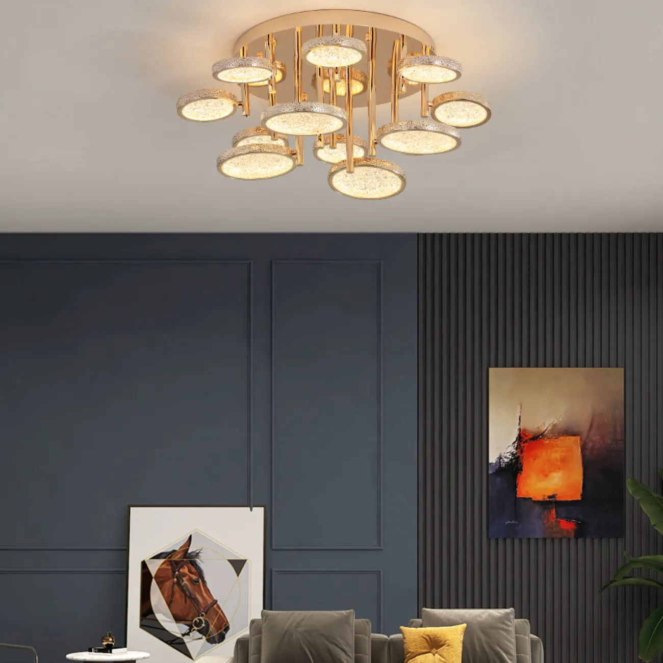 Потолочная люстра NAINA CH L90 от ImperiumLoft Потолочная люстра NAINA CH L90 от ImperiumLoft