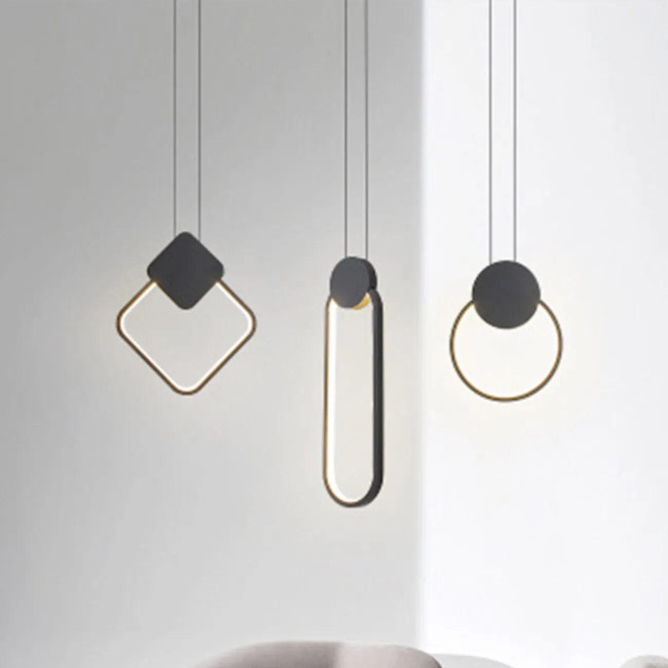 Подвесной светильник MITCH BW black L 24 от ImperiumLoft