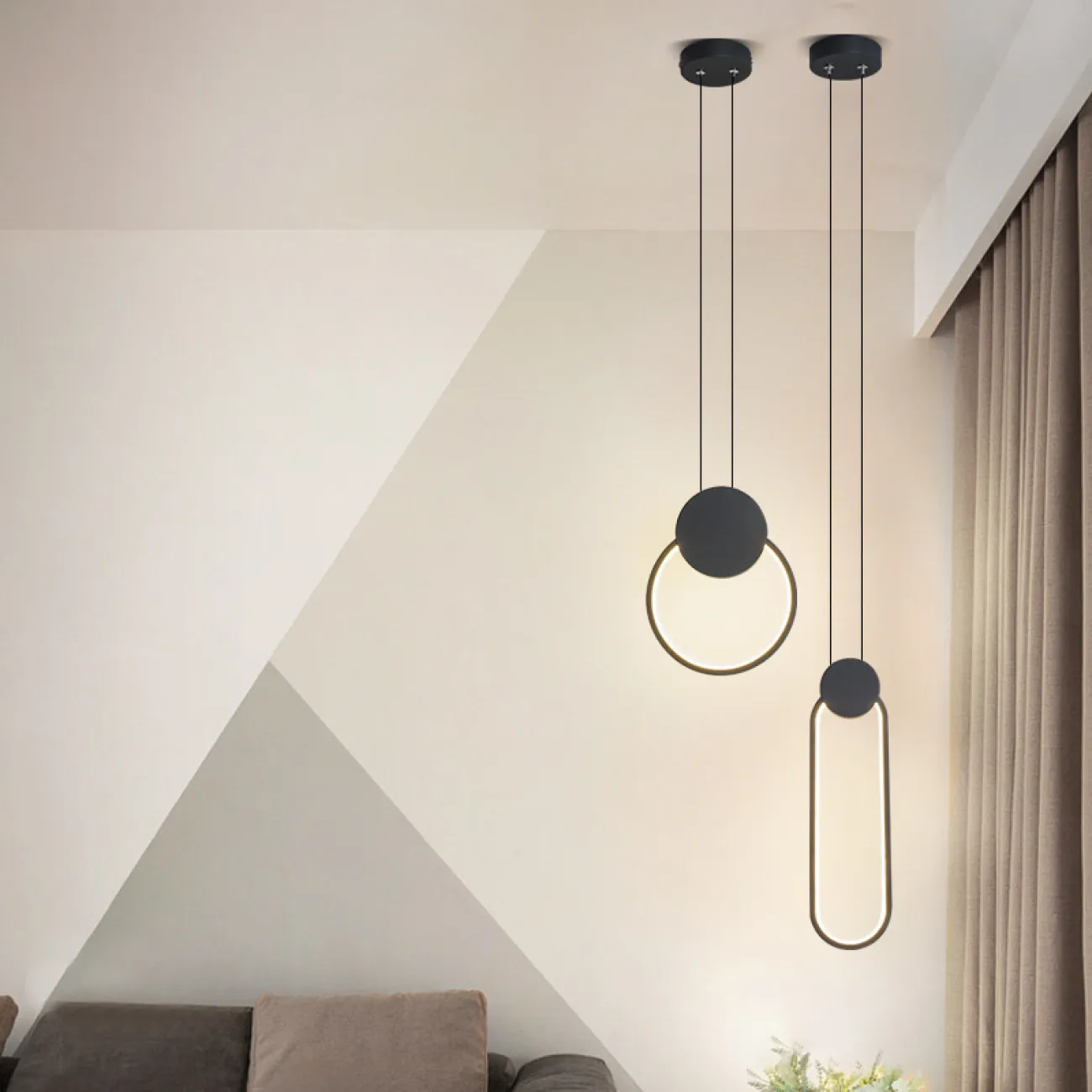 Подвесной светильник MITCH BW black L 20 от ImperiumLoft