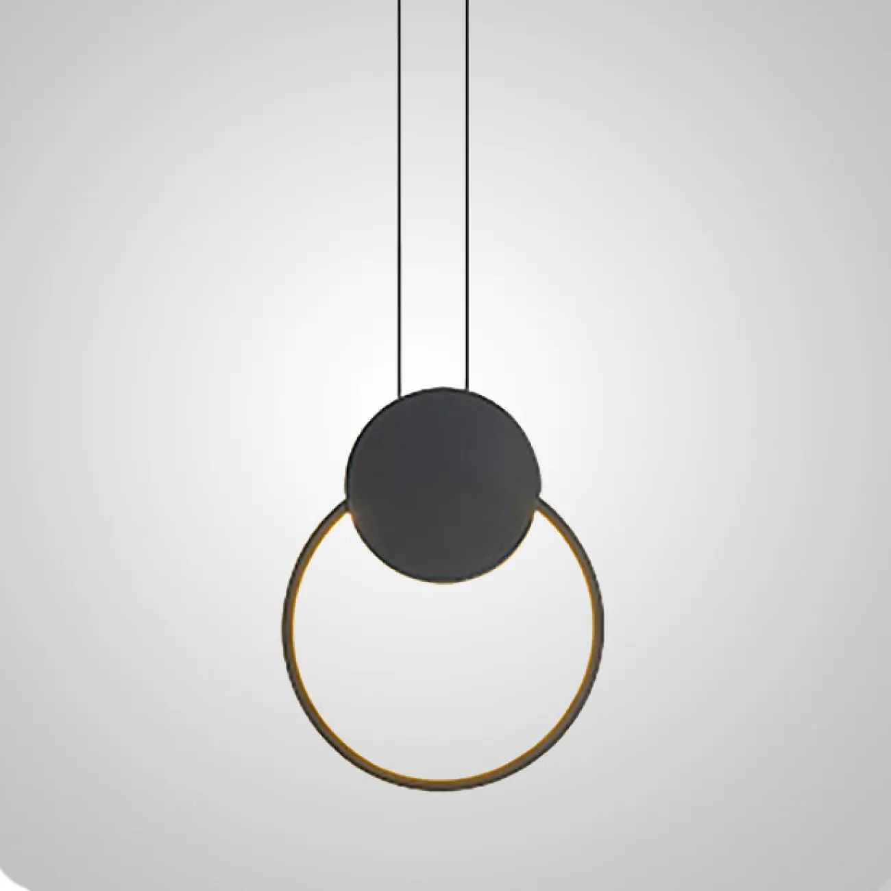 Подвесной светильник MITCH BW black L 24 от ImperiumLoft