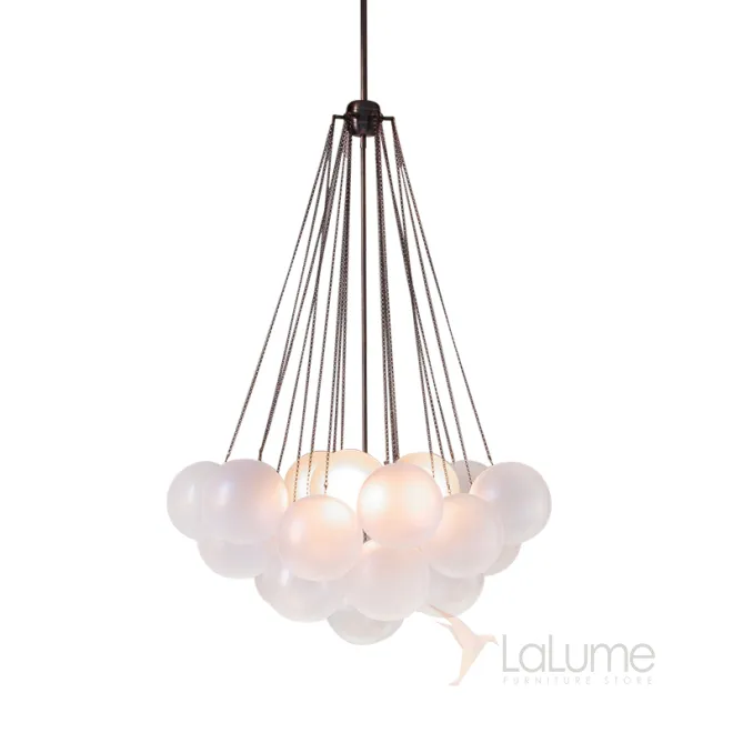 Люстра подвесная AGDA 20 черный от ImperiumLoft