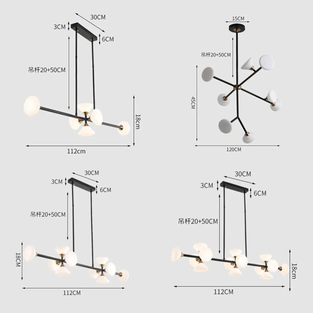 Подвесной светильник TOWN 14 от ImperiumLoft