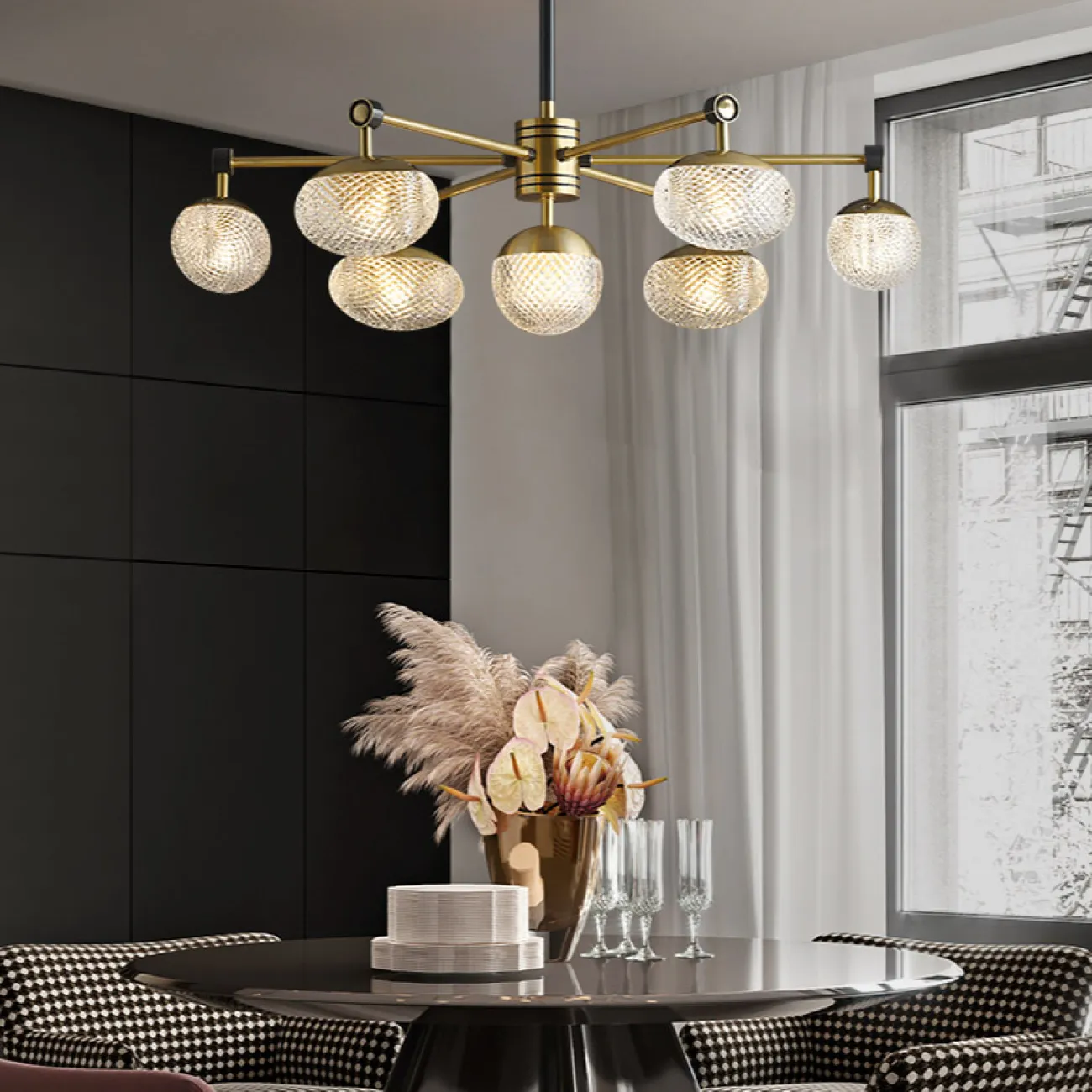 Подвесная люстра BETHANY D80 от ImperiumLoft