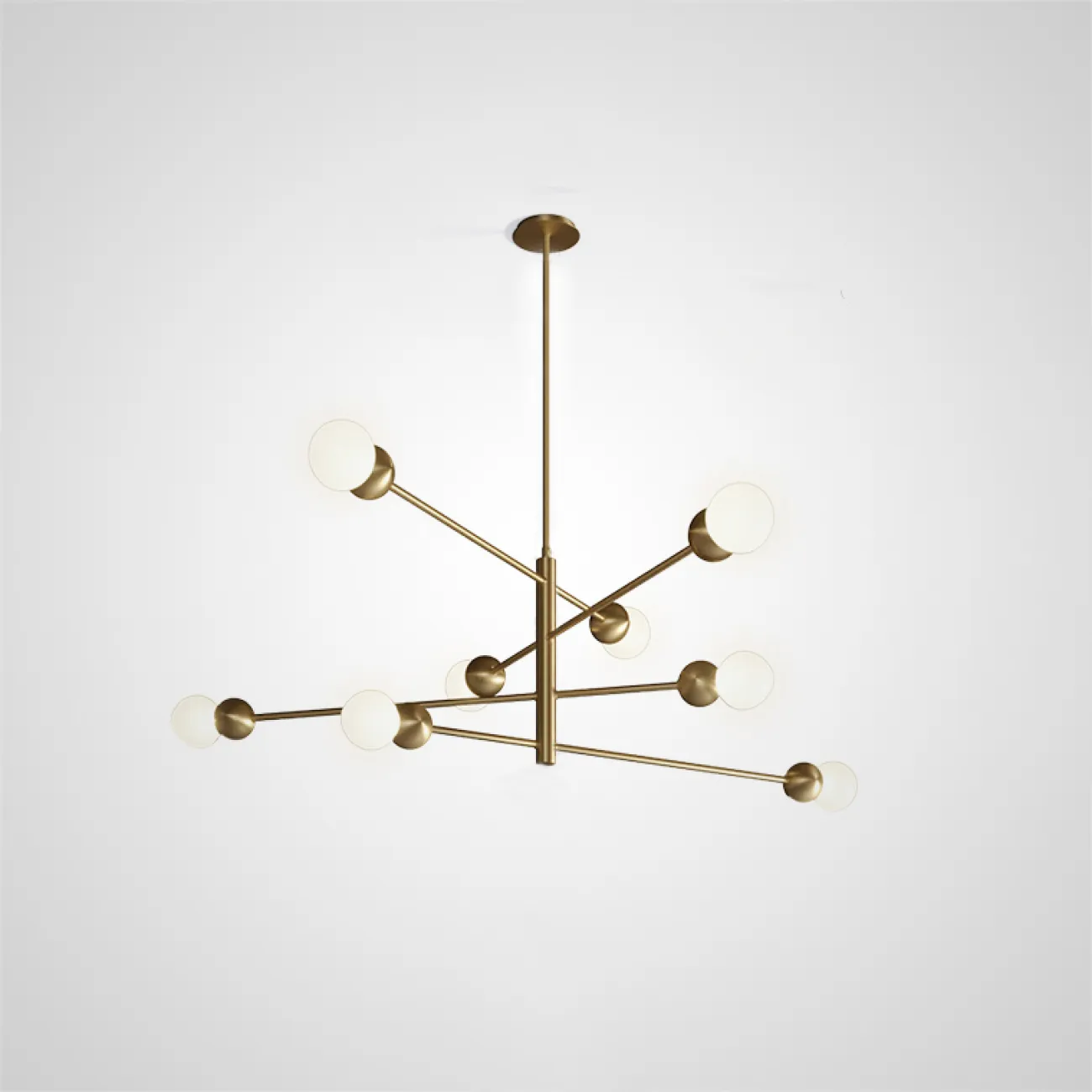 Люстра на штанге SALME L6 B Gold от ImperiumLoft