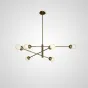 Люстра на штанге SALME L4 Black от ImperiumLoft