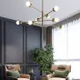 Люстра на штанге SALME L10 B Gold от ImperiumLoft