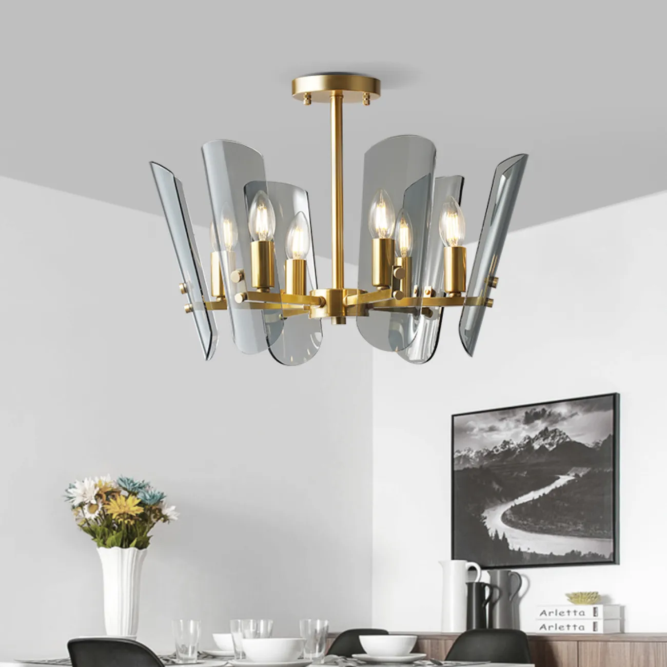 Потолочная люстра SILVER D65 от ImperiumLoft