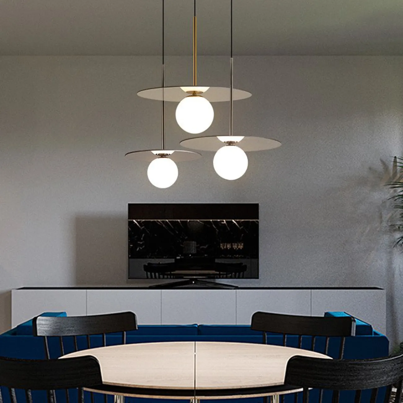 Подвесной светильник TAG S D25 Хром от ImperiumLoft