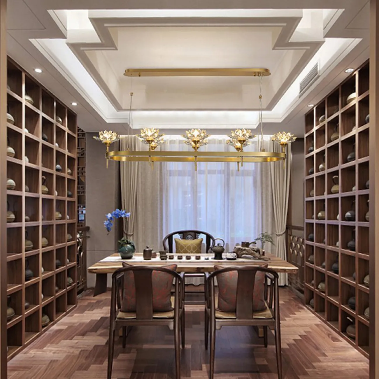 Подвесная люстра LOTOS LONG 8 от ImperiumLoft