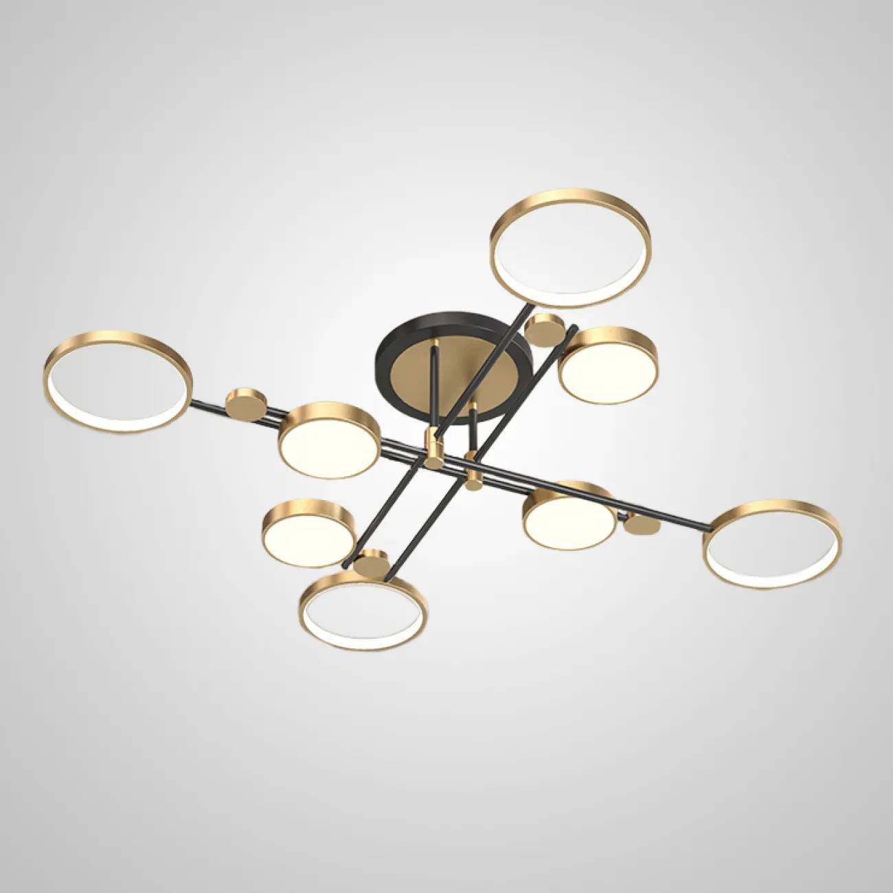 Потолочная люстра MARSA L4 Gold от ImperiumLoft