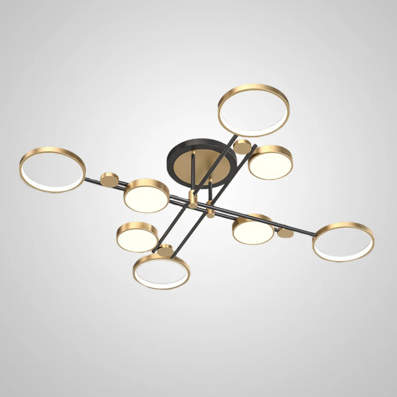 Потолочная люстра MARSA L4 Black от ImperiumLoft