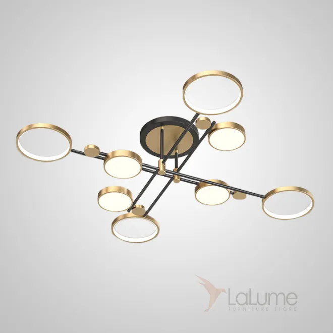 Потолочная люстра MARSA L8 Gold от ImperiumLoft