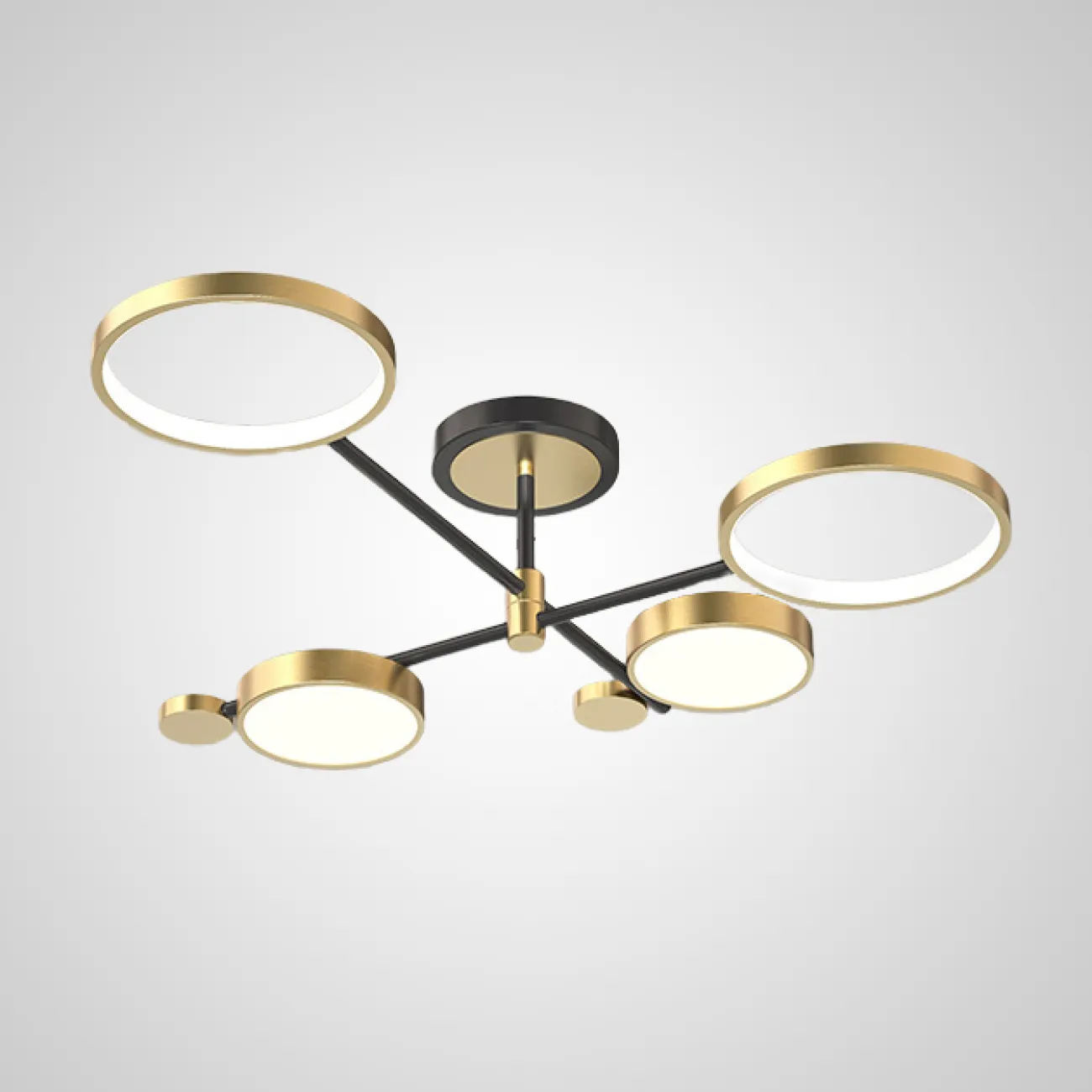 Потолочная люстра MARSA L4 Black от ImperiumLoft