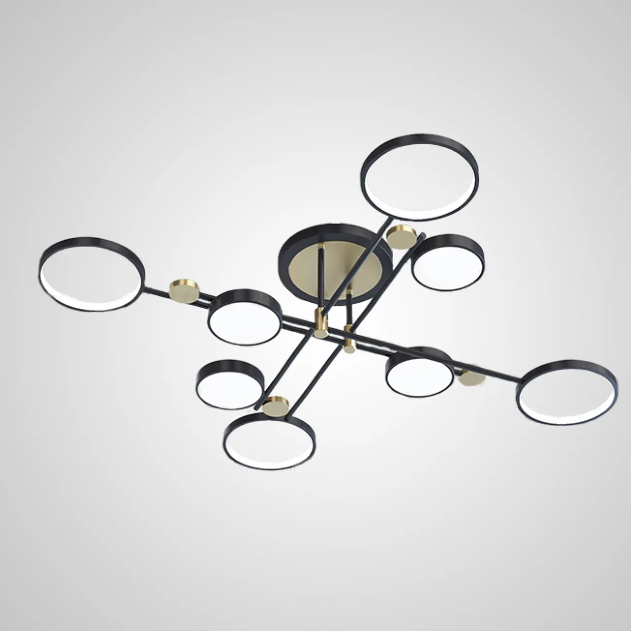 Потолочная люстра MARSA L4 Black от ImperiumLoft