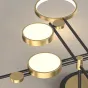 Потолочная люстра MARSA L4 Gold от ImperiumLoft