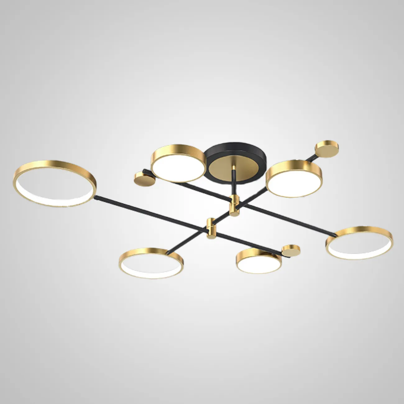 Потолочная люстра MARSA L4 Gold от ImperiumLoft
