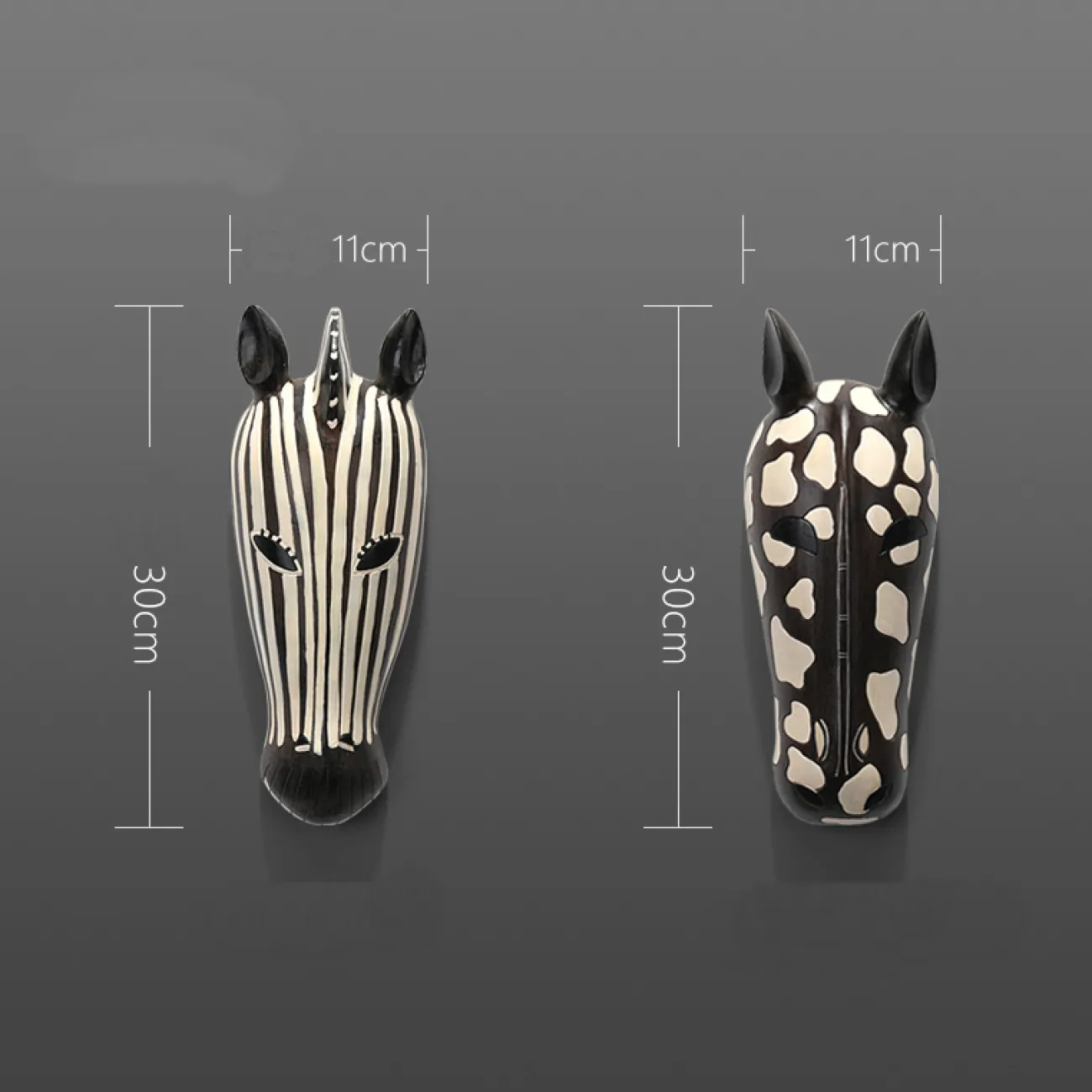 Дизайнерский настенный декор головы животных LaLume-KKK00245