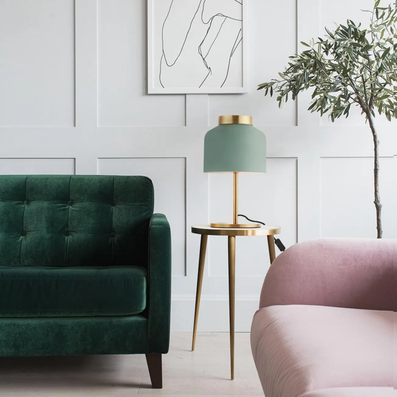 Настольная лампа REIT WALL Blue от ImperiumLoft