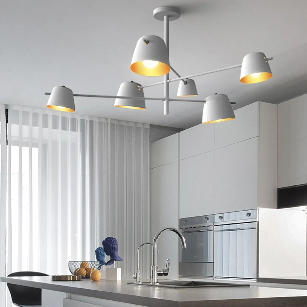 Люстра GODA White от ImperiumLoft Люстра GODA White от ImperiumLoft