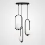 Подвесной светильник HOOP-TRIO Черный, Эллипс S, Диск от ImperiumLoft