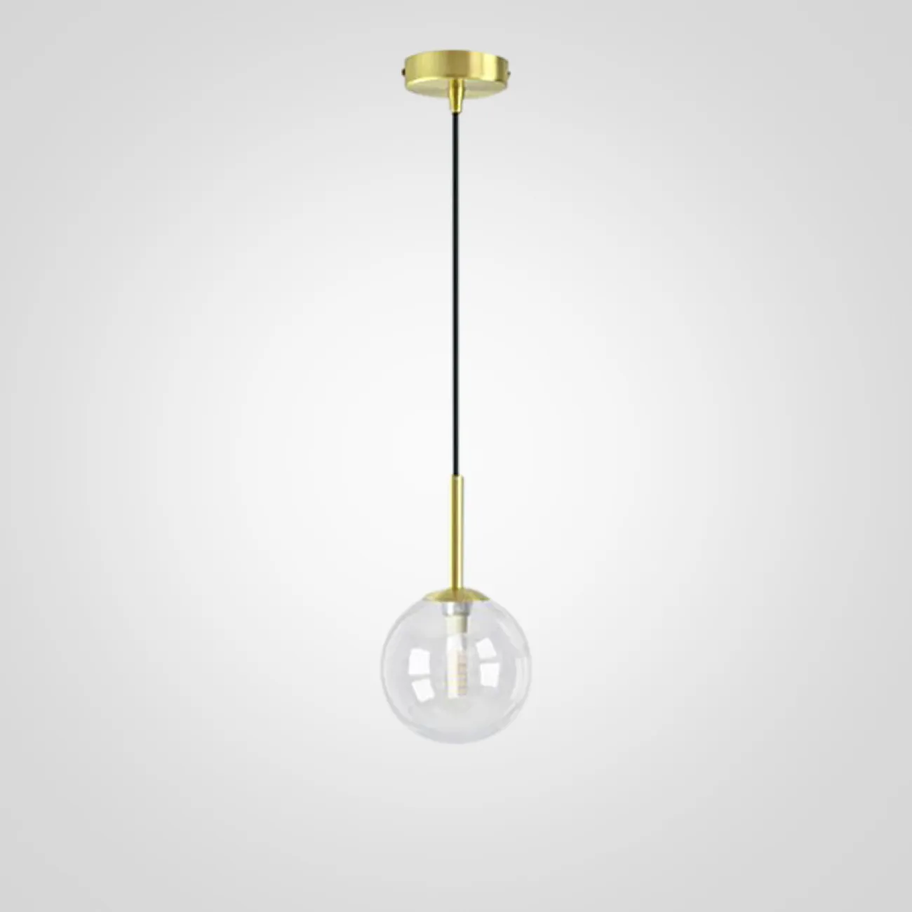 Подвесной светильник GLENN Clear/white от ImperiumLoft