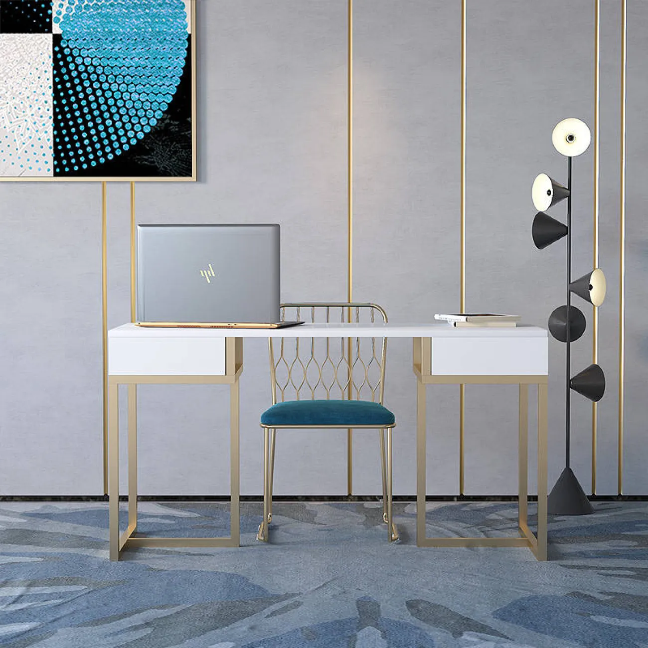 Стильный письменный стол - LaLume-PS00108