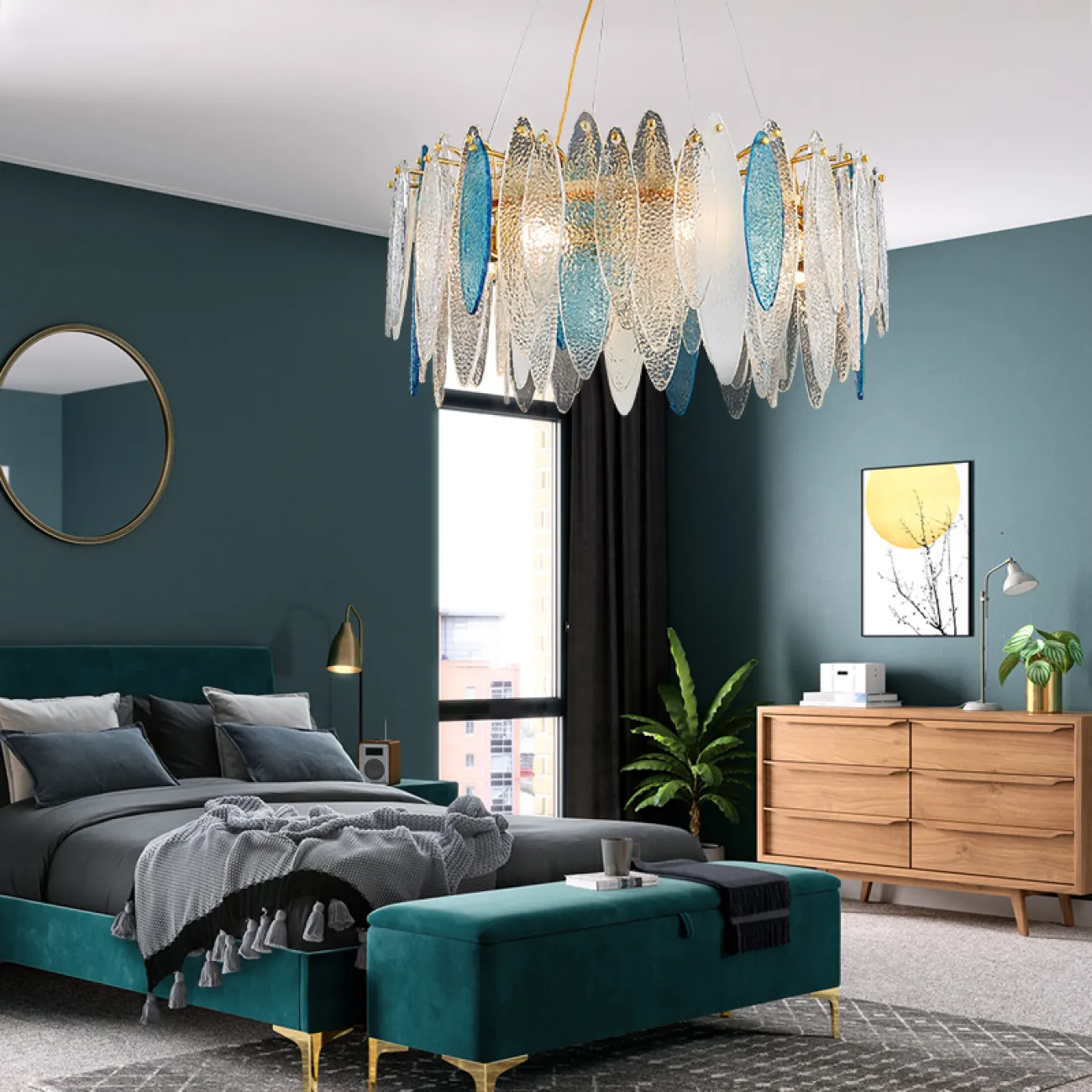 Кольцевая люстра RISSA-B R от ImperiumLoft