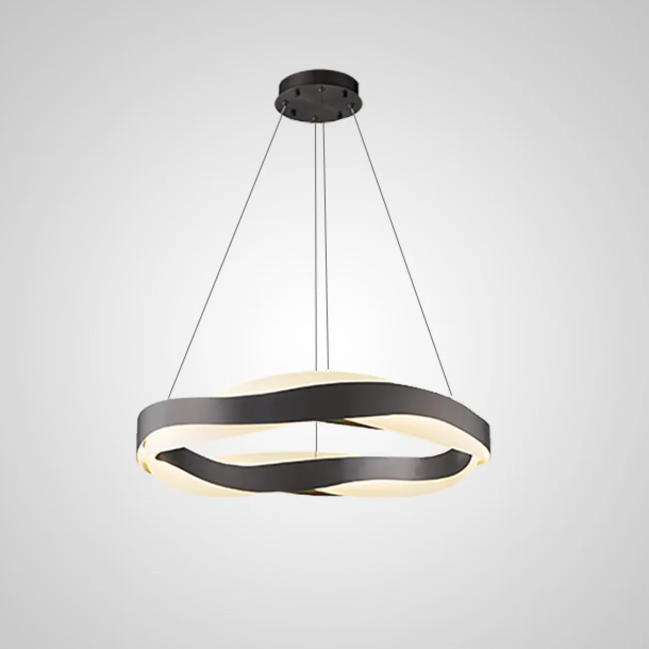 Подвесная люстра MALIKA D65 Black от ImperiumLoft