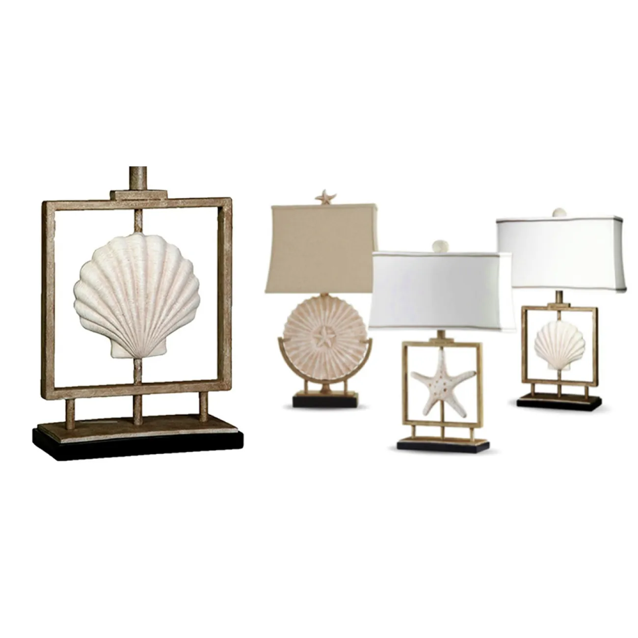 Настольная лампа White shell от LaLume