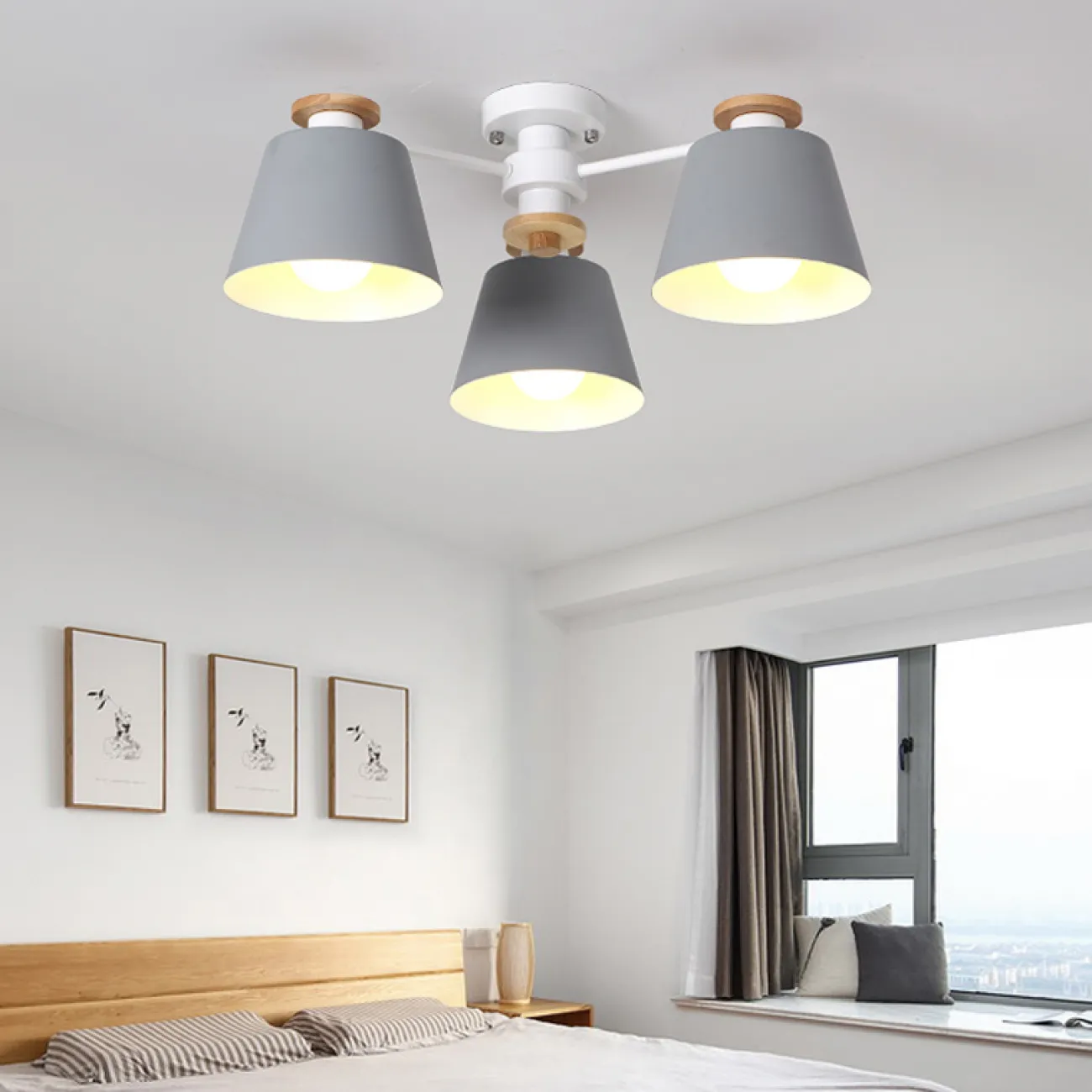 Люстра на штанге SCAD D80 Black от ImperiumLoft