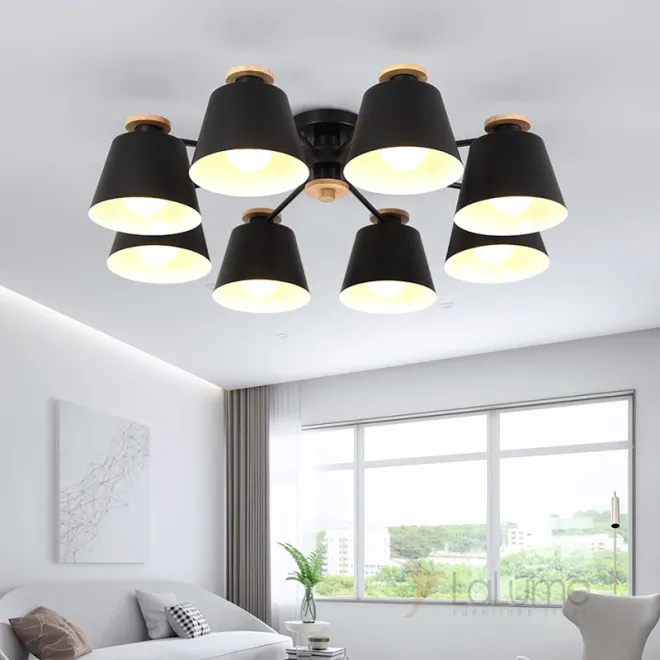 Люстра на штанге SCAD D88 Black от ImperiumLoft Люстра на штанге SCAD D88 Black от ImperiumLoft