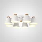 Люстра на штанге SCAD D88 White от ImperiumLoft