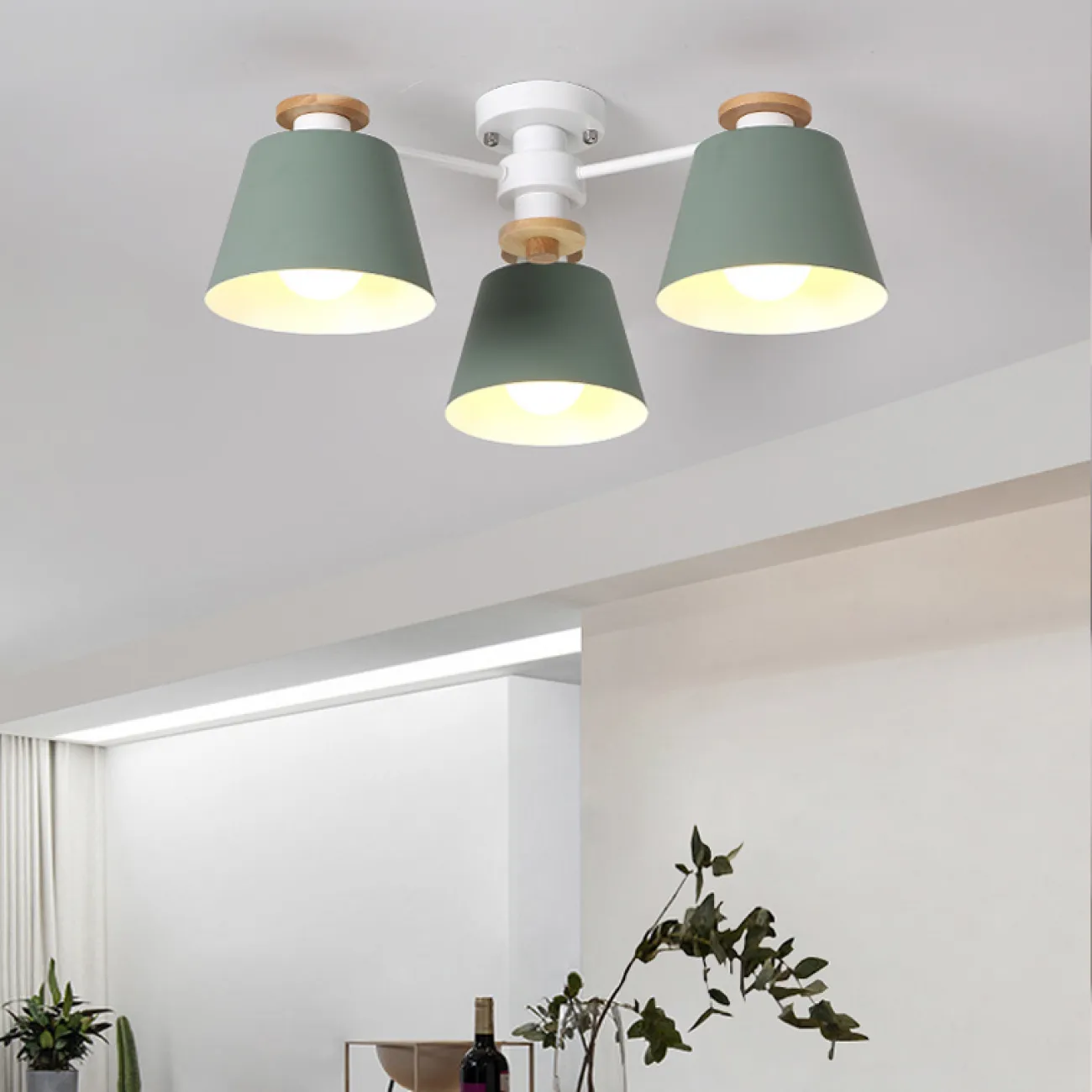 Люстра на штанге SCAD D80 Black от ImperiumLoft