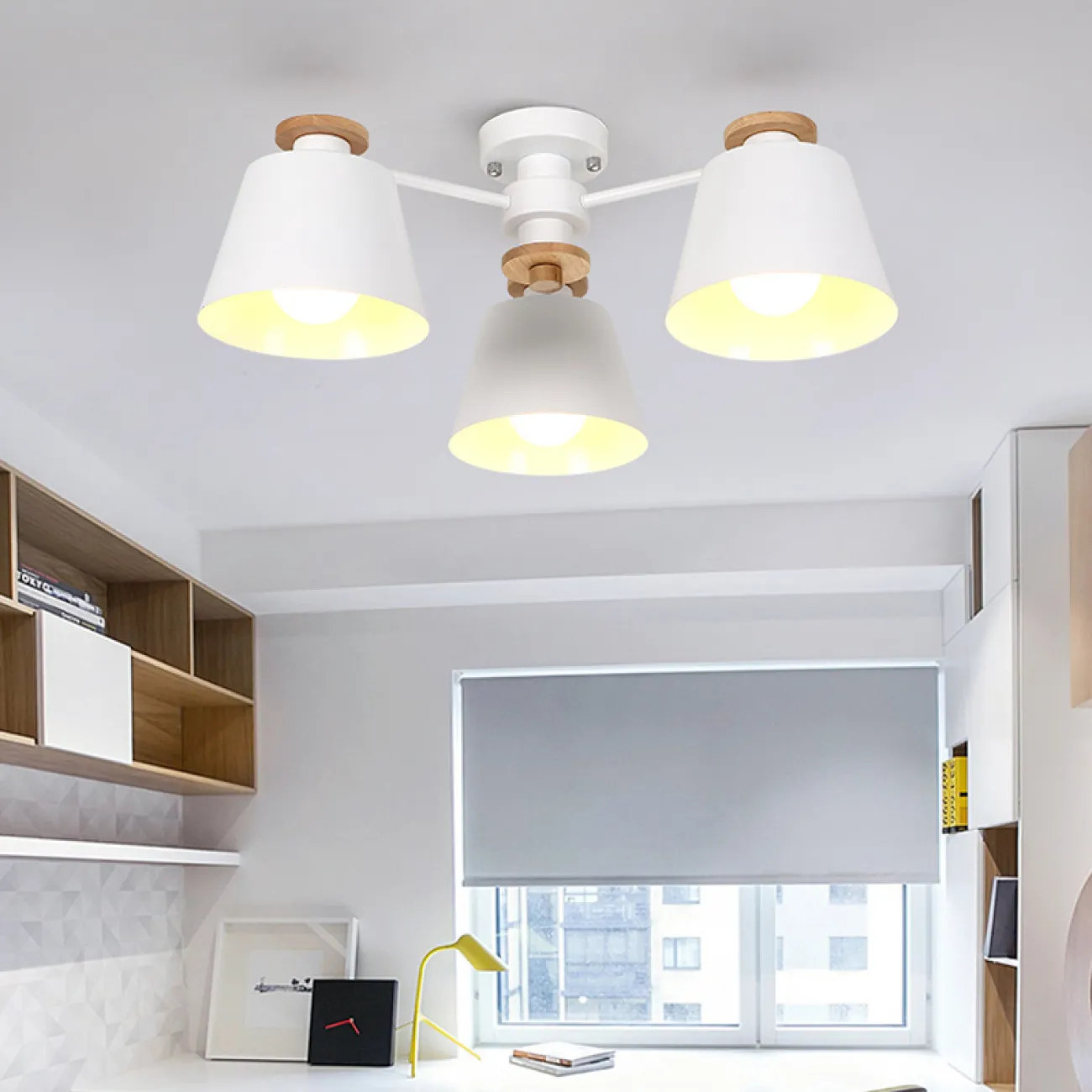 Люстра на штанге SCAD D80 Black от ImperiumLoft