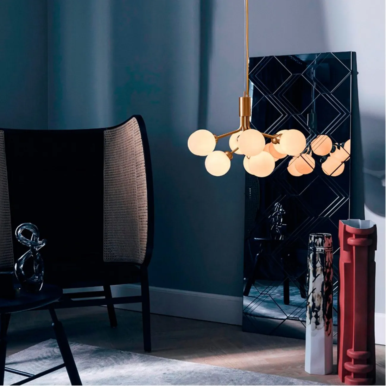 Подвесная люстра DANNA D95 Brass от ImperiumLoft