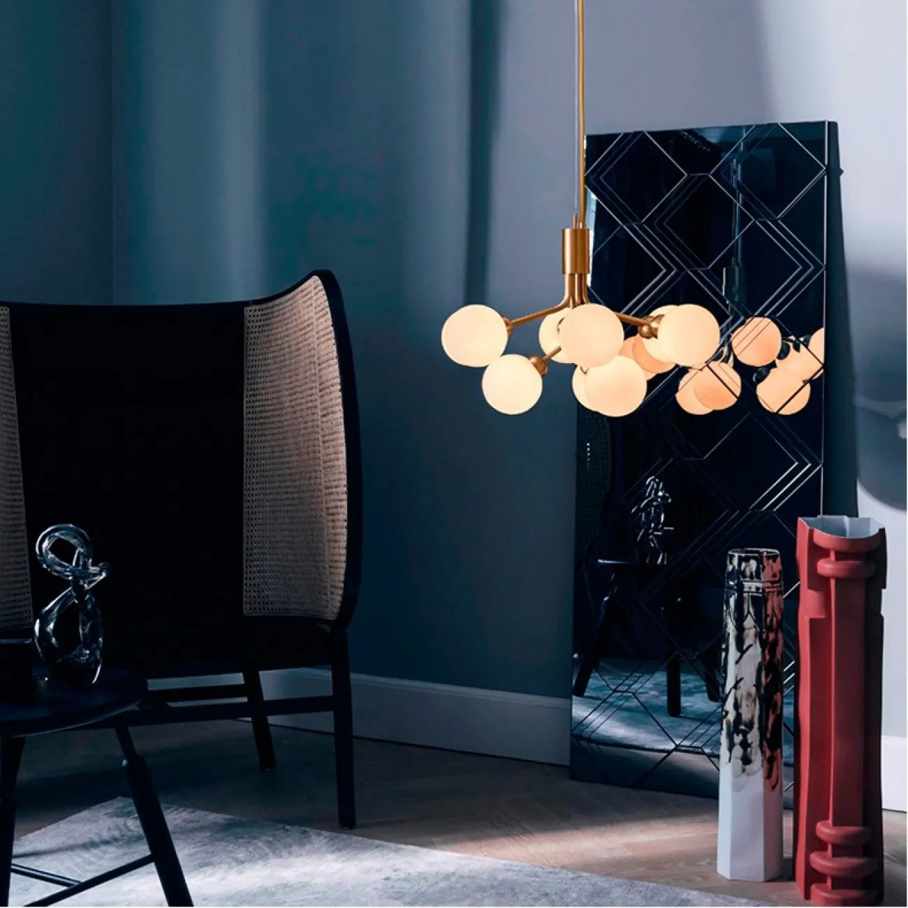 Подвесная люстра DANNA D90 Brass от ImperiumLoft