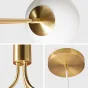 Подвесная люстра DANNA D95 Brass от ImperiumLoft