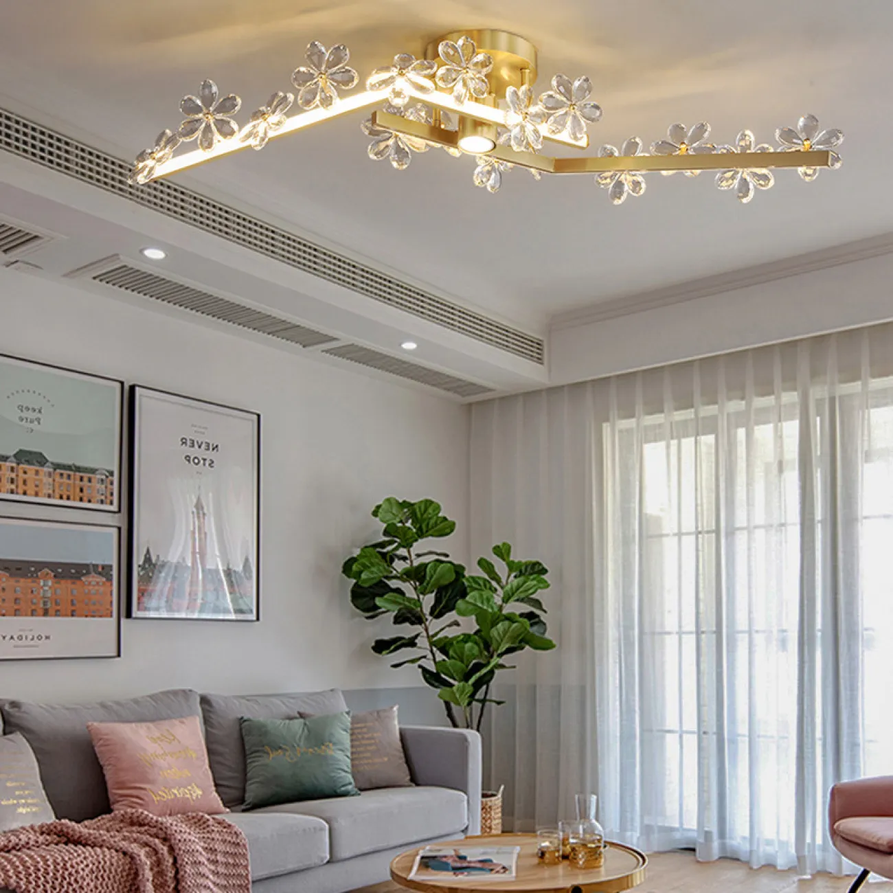 Потолочная люстра FLORENTINA CH L98 от ImperiumLoft