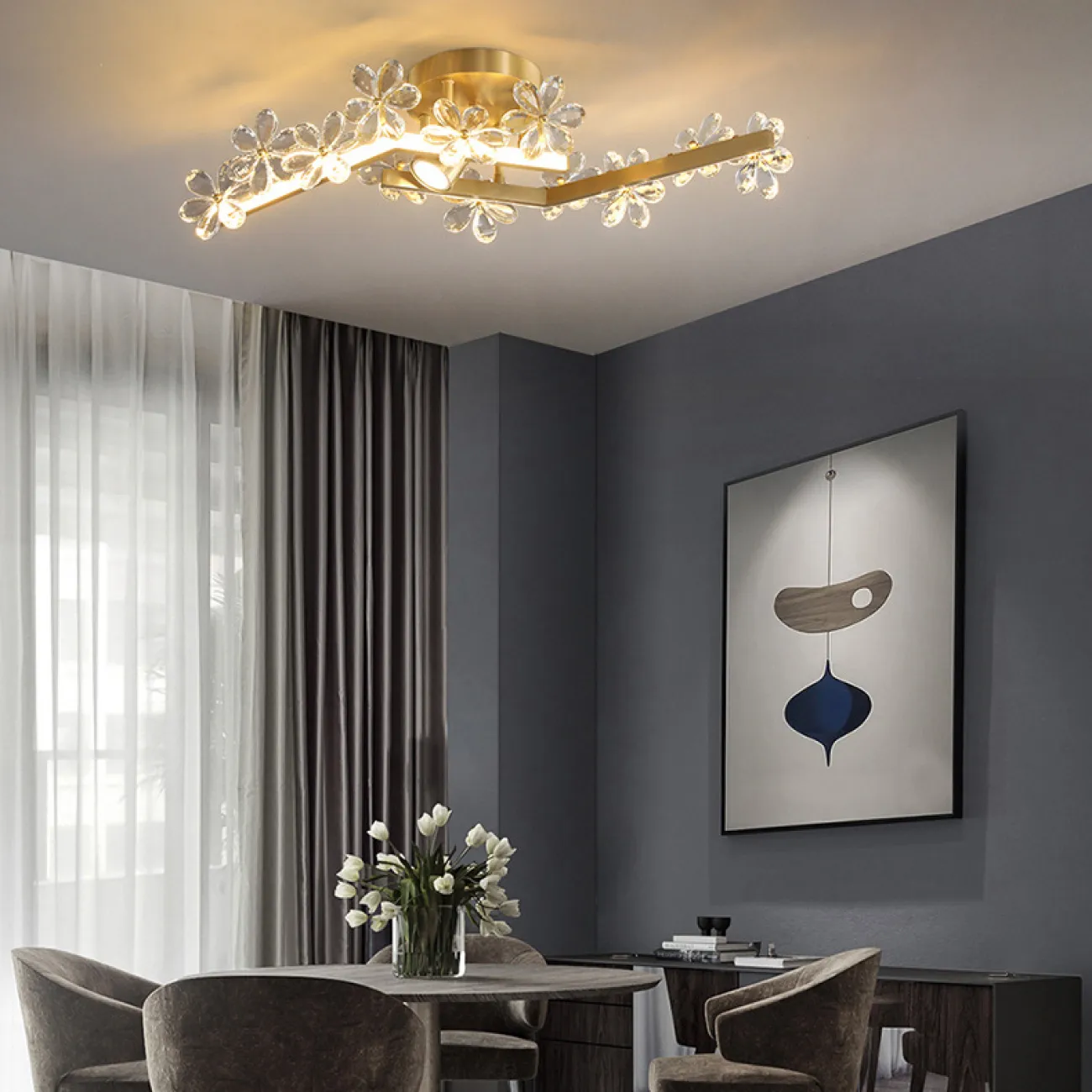 Потолочная люстра FLORENTINA CH L98 от ImperiumLoft