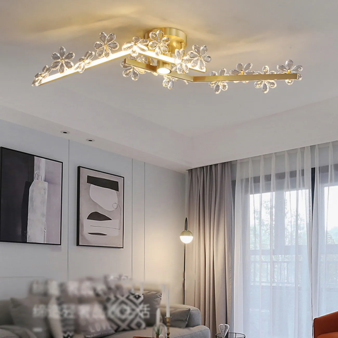 Потолочная люстра FLORENTINA CH L98 от ImperiumLoft