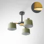 Потолочная люстра на штанге EVEN 3 Green от ImperiumLoft