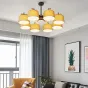 Потолочная люстра на штанге EVEN 8 Olive от ImperiumLoft
