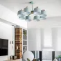 Потолочная люстра на штанге EVEN 8 Olive от ImperiumLoft