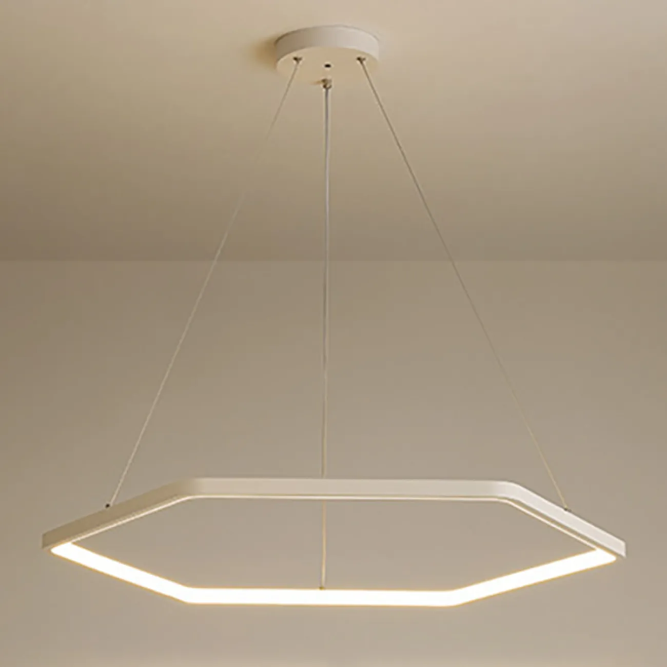 Подвесная люстра MARLA D120 White Трехцветный свет от ImperiumLoft