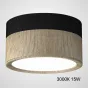 Точечный светильник FOG WOOD D14,5 Black 3000К 15W от ImperiumLoft